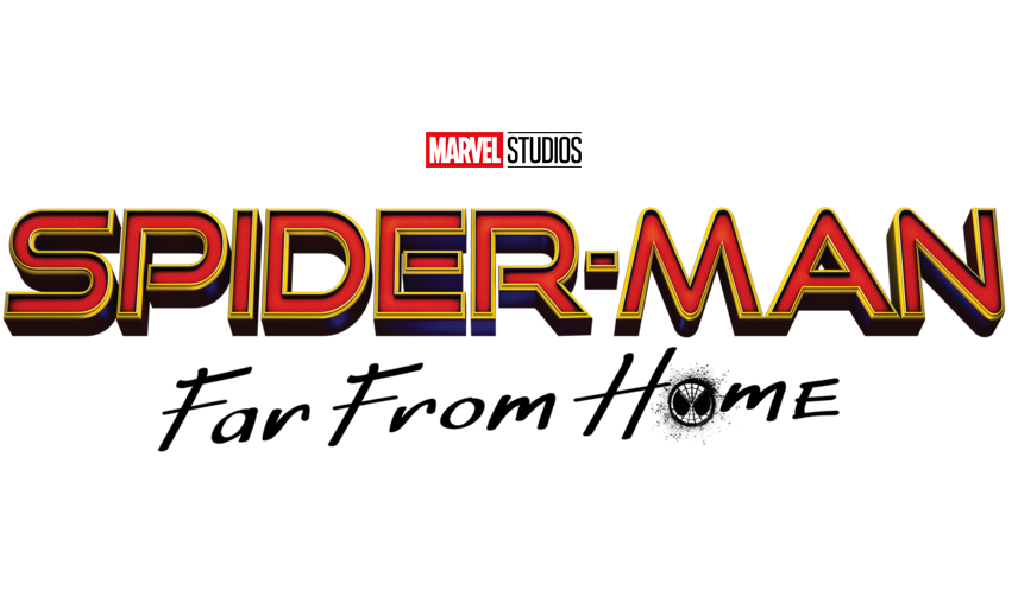 Spider-Man: Far From Home Logo -Taken from: https://commons.wikimedia.org/wiki/File:Logo_Spider-Man_Far_From_Home.png