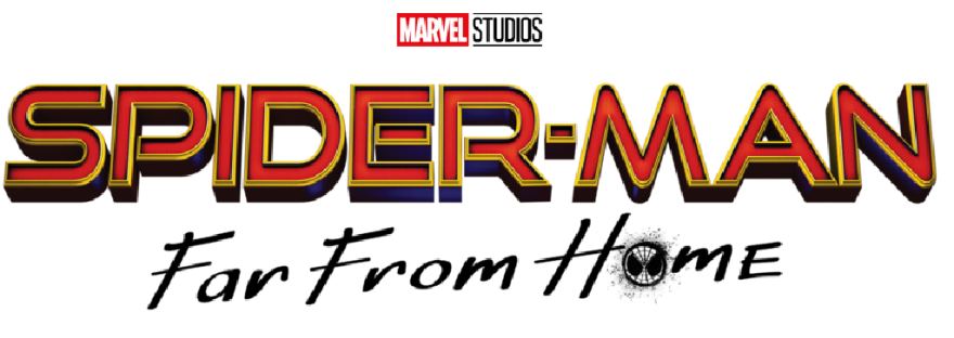 Spider-Man: Far From Home Logo -Taken from: https://commons.wikimedia.org/wiki/File:Logo_Spider-Man_Far_From_Home.png